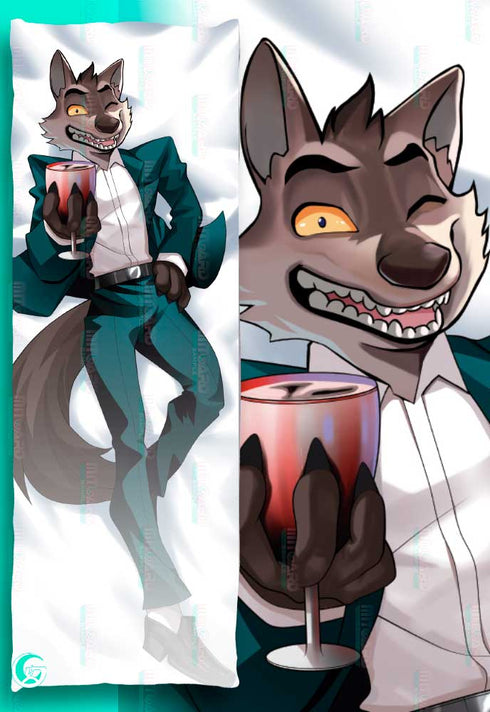Mr. Wolf dakimakura Body pillow case